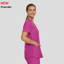 Load image into Gallery viewer, Landau FORWARD V-Neck Scrub Top